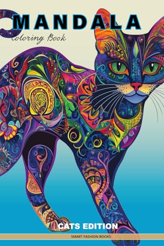 Mandala Coloring Book, Cats Edition: Relaxing and Intricate Cat-Themed Mandalas for Mindfulness and Stress Relief image 2