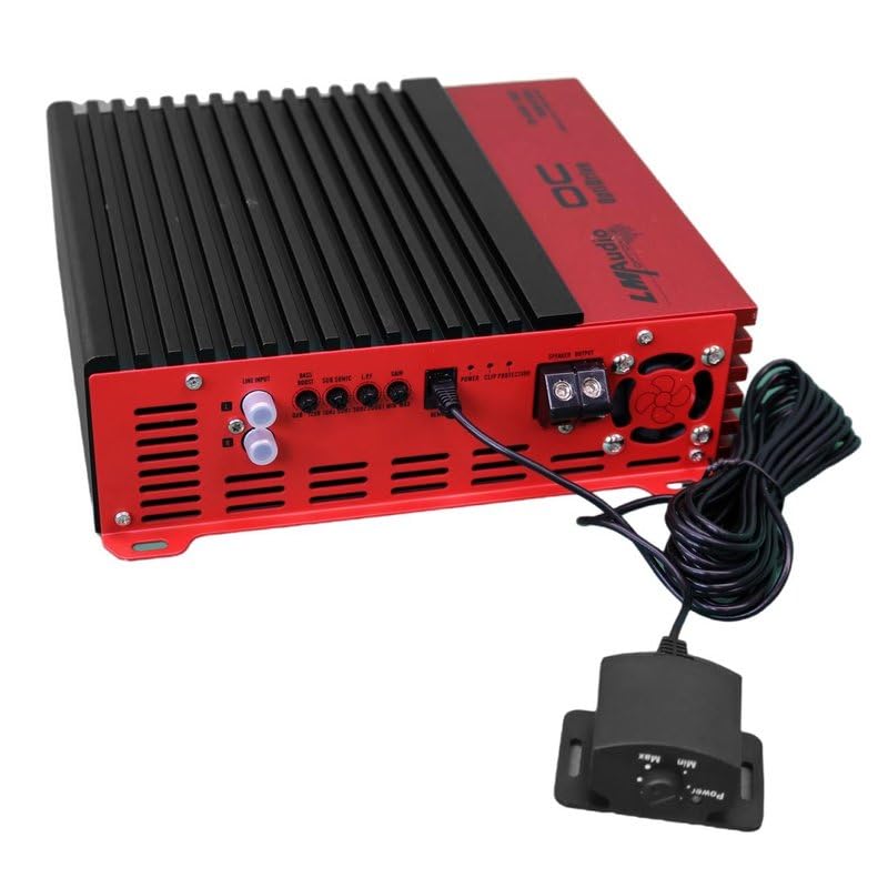 Image of Luna Morena LM-4000.1BASSATT Bass Car Audio Amplifier 4000 Watt 1 Channel Subwoofer Amp 1 Ohm with Dial Adjust Bass Boost Subsonic Filter