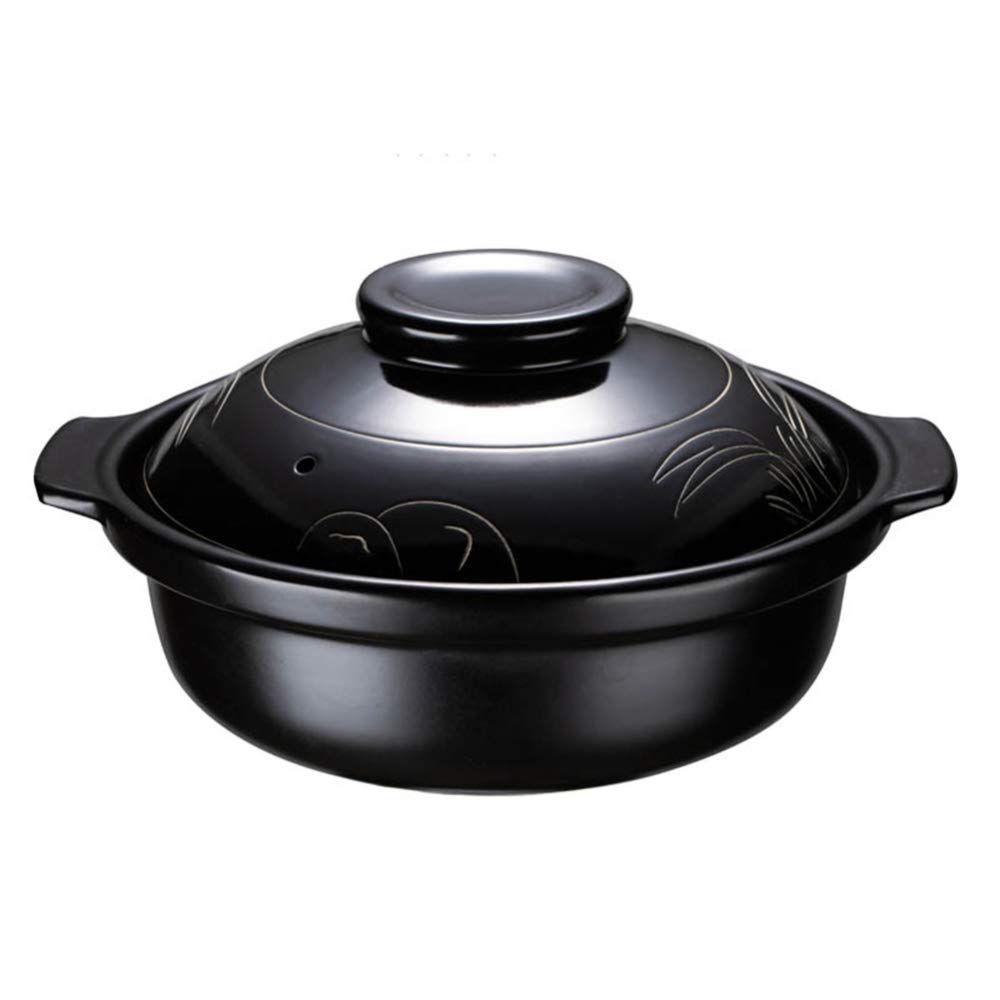 Pot en céramique 19cm anti-adhérence naturelle pour soupe saine