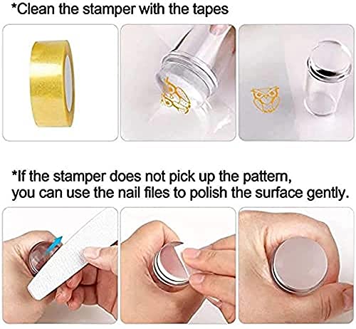 LFYOU 4 Stück Bildschablonen Nail Art Stamping Schablonen Maniküre Drucken Bild Designs Nagel Stamping Platte Salon – Bild 4