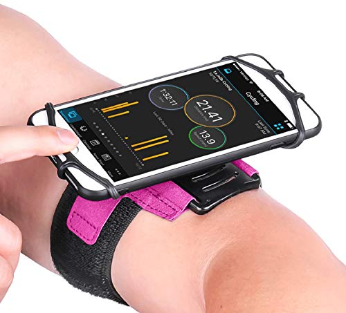 Newppon Cell Phone Holder Armbands :with Key Pocket & 180° Rotatable for Apple
