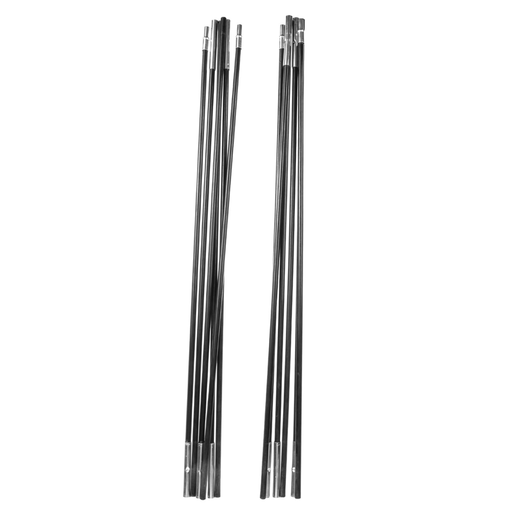 Zerodeko Campingzubehör Zeltgestänge Fiberglas Zeltstangen Leicht Robust Windresistent für Rucksackzelte Wanderungen Outdoor Camping