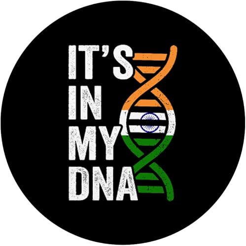 Miniatura 3 de It's In My DNA Proud Indian Roots Pride India Flag PopSockets Swappable PopGrip