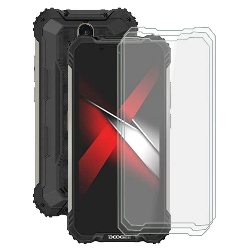 KJYF [3 Pezzi] Vetro Temperato Per Doogee S58 PRO - Pellicola Protettiva Schermo Ultra Resistente - Durezza 9H, Antigraffio, Trasparente