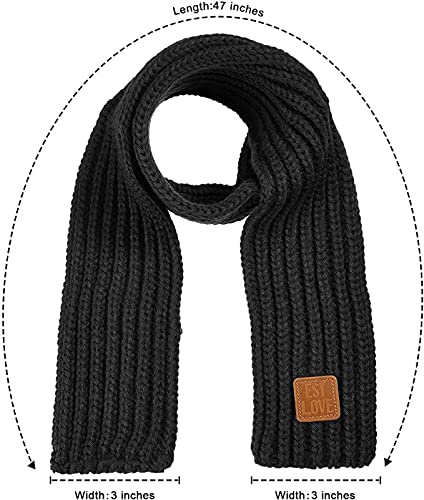Jovono Kids Winter Scarf Knit Warm Scarves Neck Warmer Scarfs for Boys and Girls2