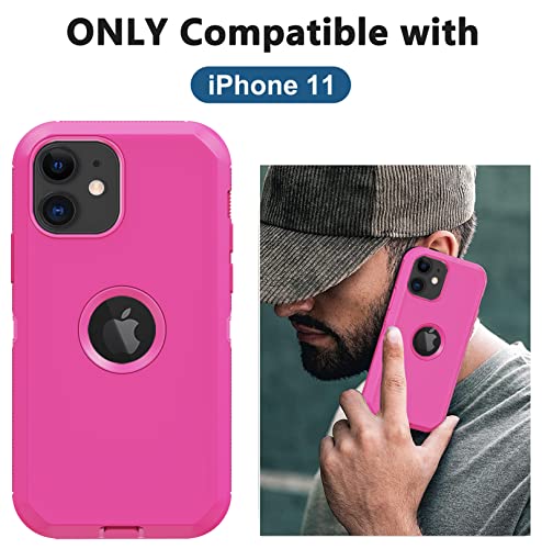 Image of for iPhone 11 Case, with Screen Protector Heavy Duty Drop Protection, Full Body Rugged Shockproof Dustproof Protective Phone Cover for Apple iPhone 11