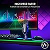 Razer Seiren V2 Pro - Professional-Grade USB Microphone for Streamers (Dynamic Microphone, High Pass Filter, Mic Monitoring, Built in Shock Absorber & Mic Windsock, Gain Control & Mute Button) Black #3
