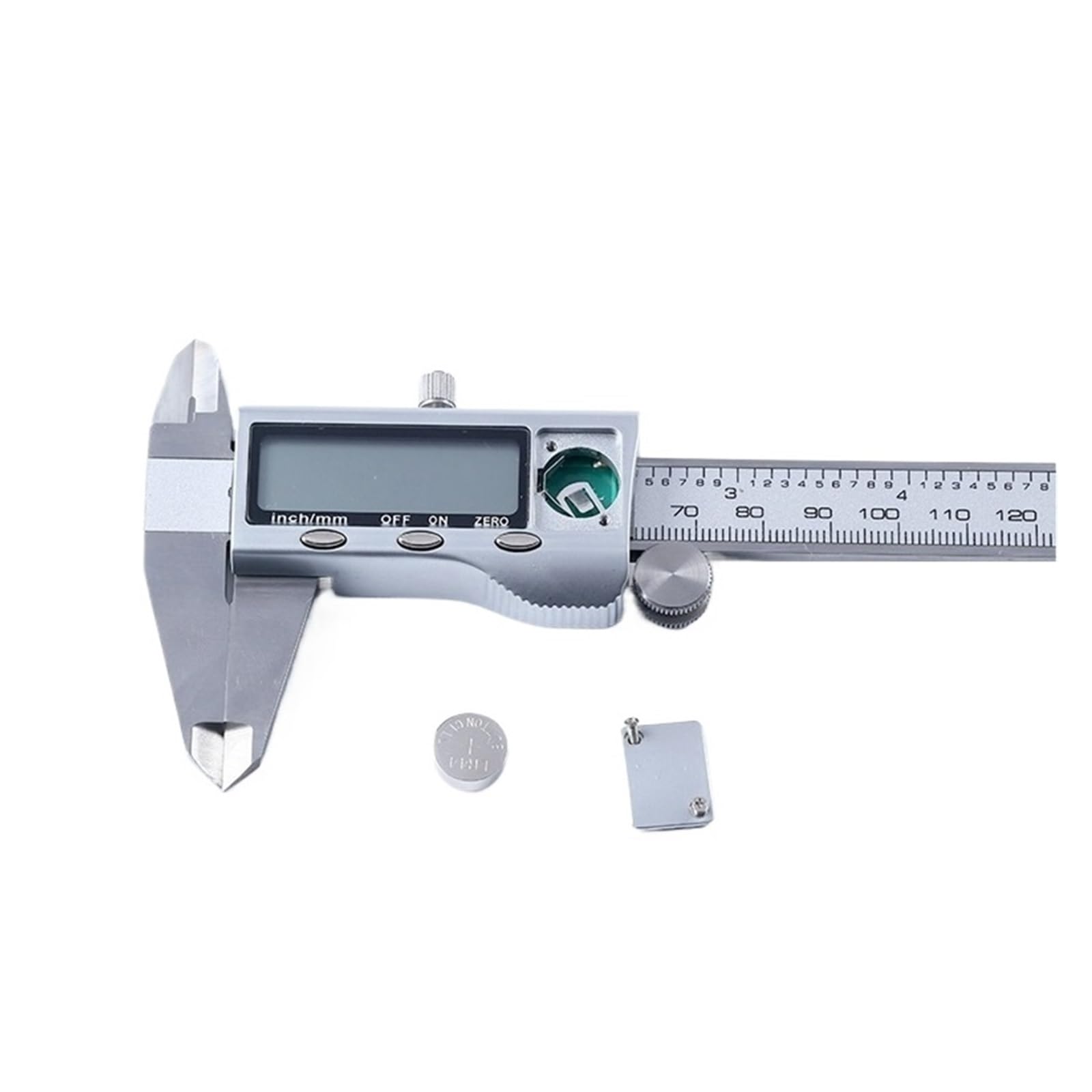Calibro A Corsoio in Metallo Digitale LCD da 12 Pollici Righello in Acciaio Inossidabile 0,01 Mm Strumento Micrometro Interno Elettronico di Precisione