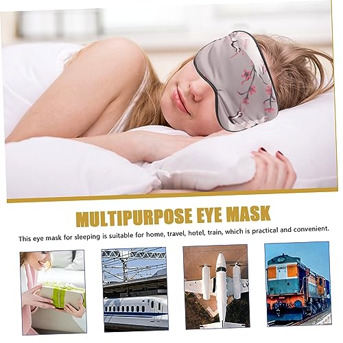 FRCOLOR 2 Pçs Máscara Facial Máscara De Dormir De Seda Para Mulheres Máscara De Dormir De Dormir Par
