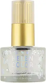 Helen Color Removedor de Esmalte Mágico, Líquido para Unhas, Frasco Decorado com Borboletas, Tampa Dourada, 16ml, Fórmula sem Acetona, para Uso Doméstico e Profissional (16ml Transparente)