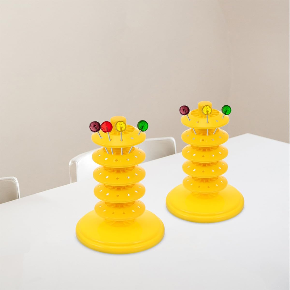 Garneck Multi Layer Lollipop Stand Adjustable PP Display Rack for Parties
