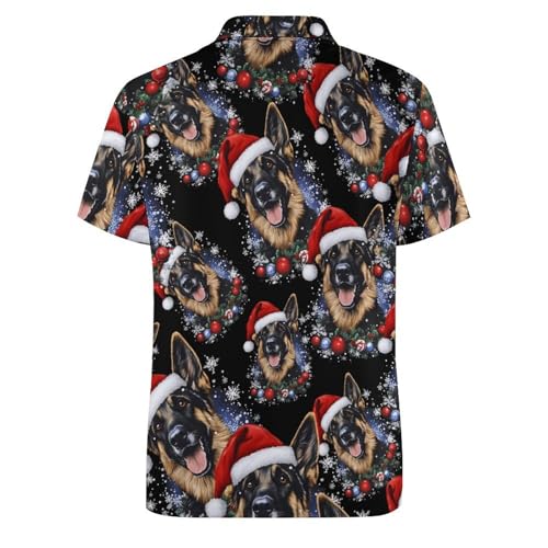 Camiseta de tenis para mujer con motivo de pastor alemán casual 6