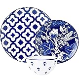 Wisenvoy Dinnerware Sets Plates and Bowls Sets Ceramic Dish Set Plate Set Stoneware Dinnerware Set Dishes Set for 4
