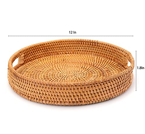 WUWEOT Rattan Serving Tray - Image 7