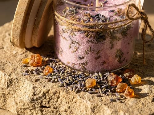 Bougie lavande ambre Essences Agape pour rituel de sérénité - 4