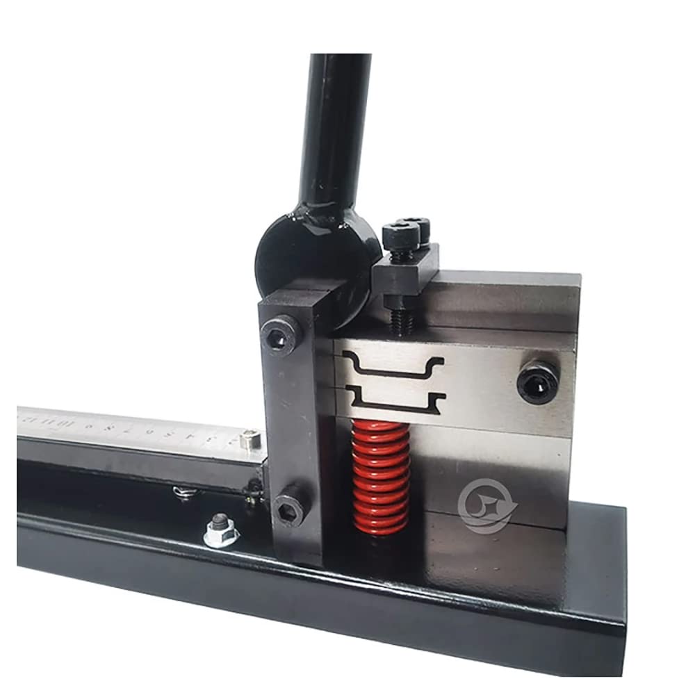 Cortadora de Carril Din DC-35 Con Regla, Nuevo Localizador Ajustable Cortadora de Carril de Acero/aluminio de Doble Ranura Rápida y Que Ahorra Trabajo
