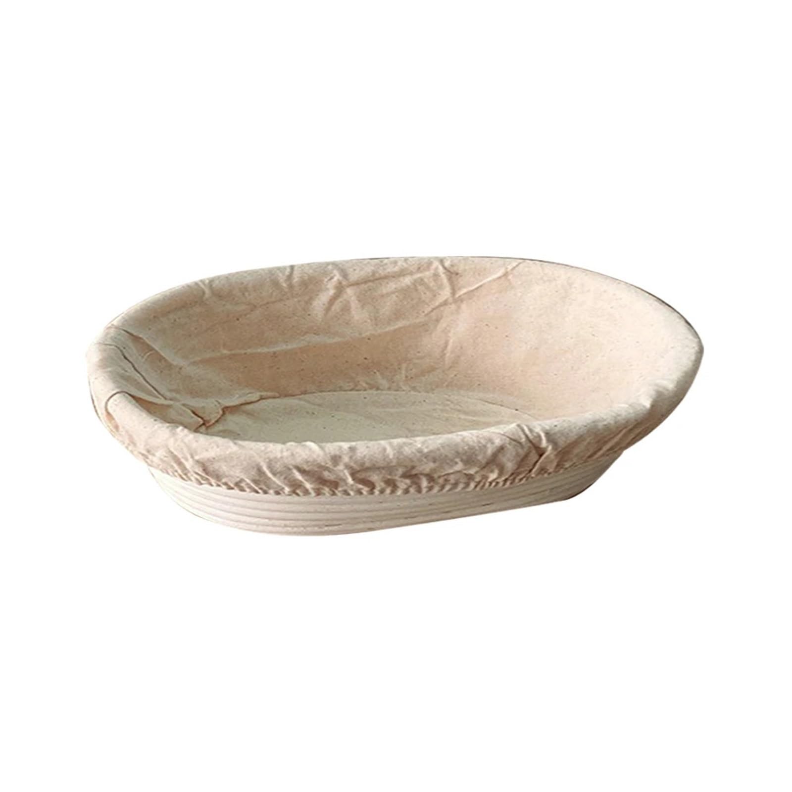 Cesta De Levadura De Pan Cesta ovalada Banneton Brotform a prueba de pan, cesta de fermentación de la masa de ratán natural, cesta de pan de masa madre, herramienta for hornear en la cocina Para Ferme
