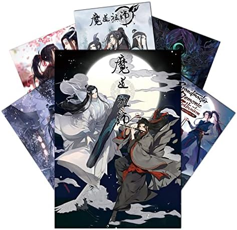 Mo Dao Zu Shi Posters, Set of 6 Anime Print Art Posters For Home Bedroom and Dorm Wall Decor, Mo Dao Zu Shi Posters Gift Set For Teens, 10x14 Inches, No Framed