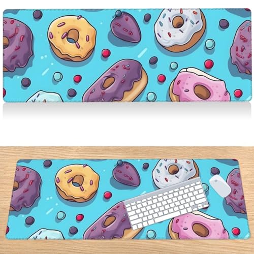 Tapis de souris Donut 80x30 cm aux finitions soignées