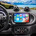 4G+64G Android 14 Autoradio Für Mercedes Benz Smart Forfour Fortwo 453 2014-2020 Navi mit Carplay Android Auto 9 Zoll HD Touch Screen Display Bildschirm Radio Doppel Din Bluetooth WiFi HiFi FM/RDS