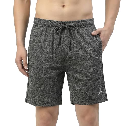 Image of Amul Comfy Men Ultra Soft Cotton-Rich Drawstring Lounge Shorts