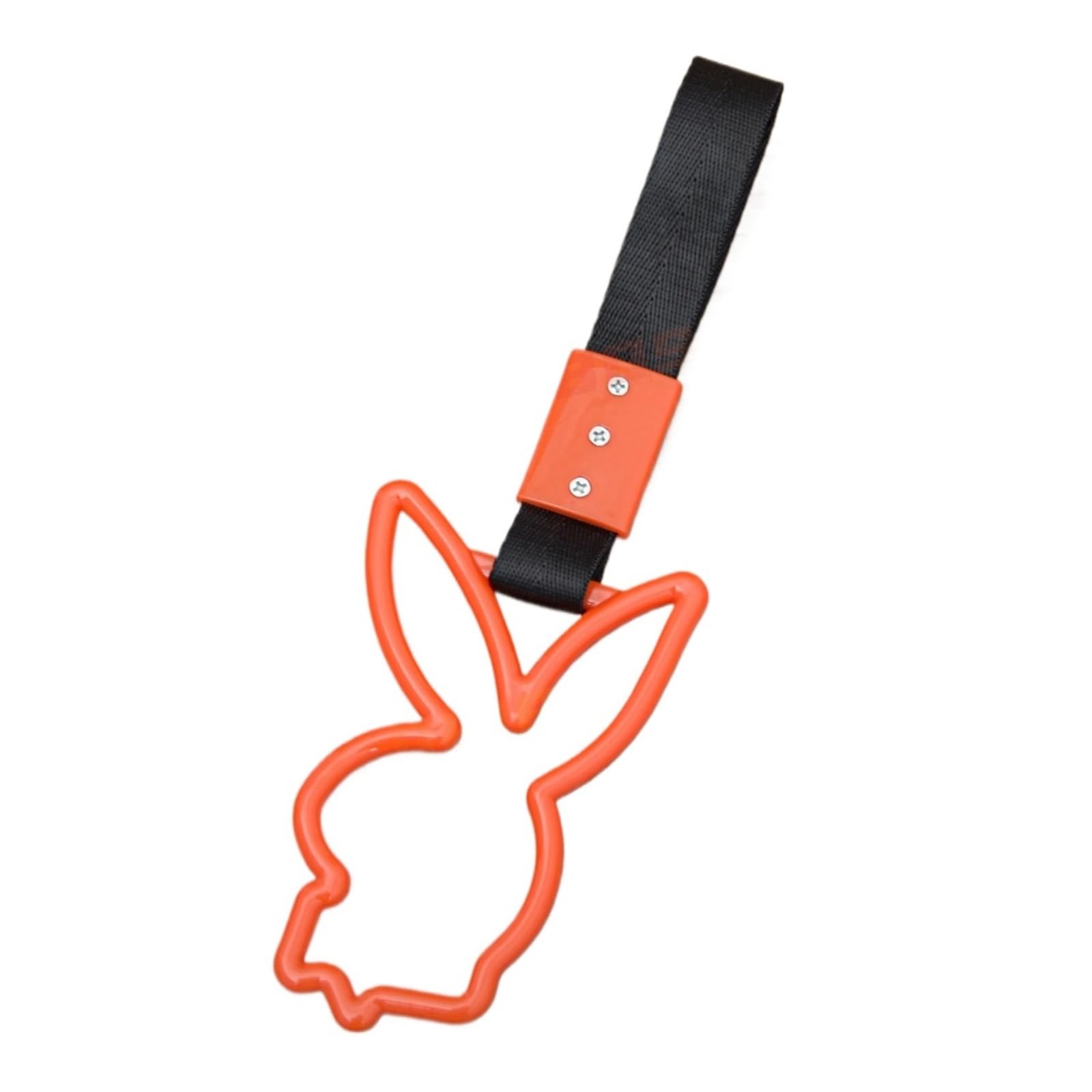Cidegoo Car Warning Rings New Car Handle Straps, Ring Cars Hand Strap Drift Charm Train Bus for Car Decoration(Orange)