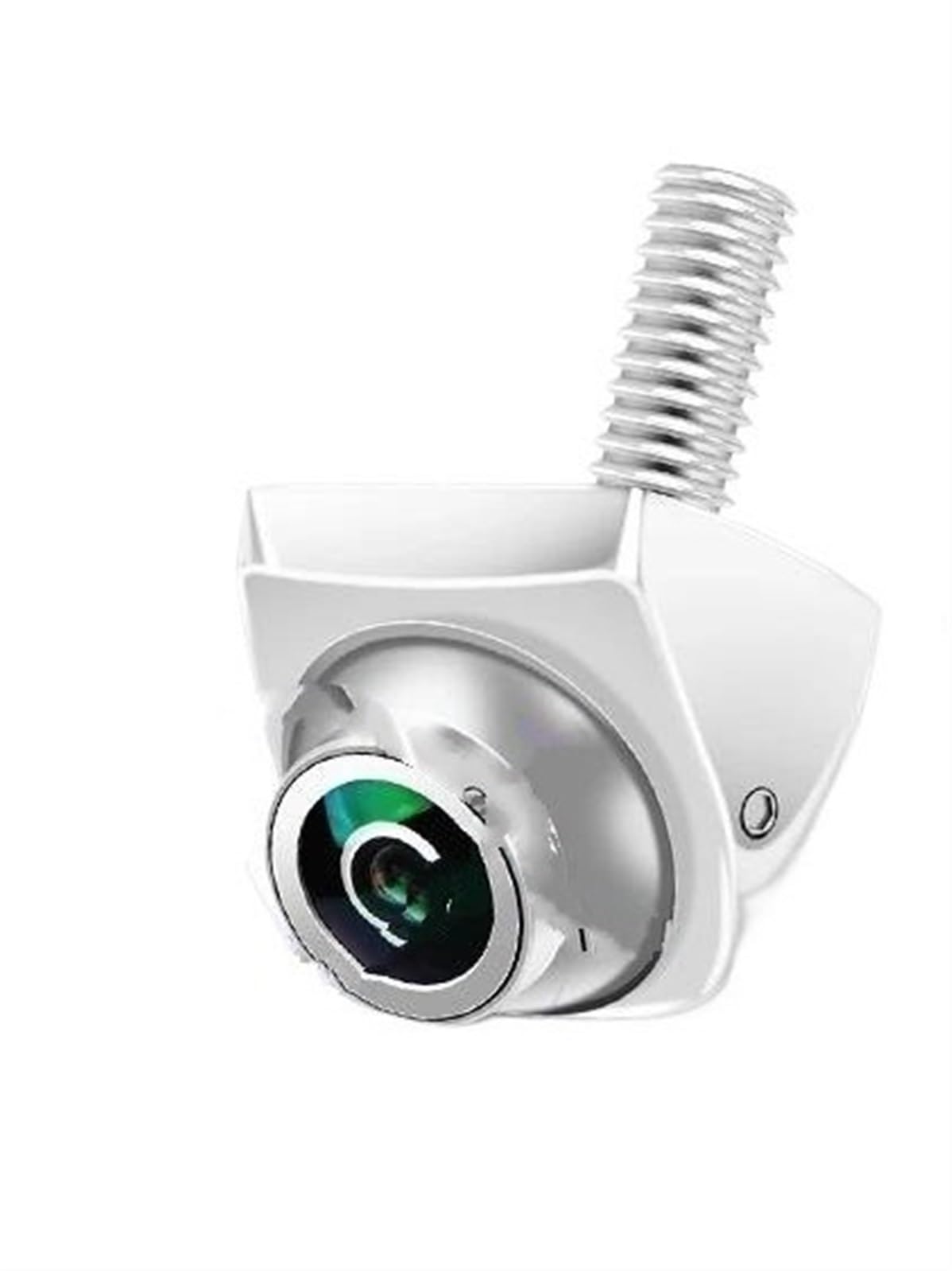 Caméra de recul pour voiture AHD 1080P étanche blanche avec angle de vision 170° fisheye