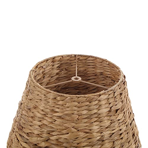 Image of Aspen Creative 32990, Empire Water Hyacinth Spider Shade, 9 inch Top x 14 inch Bottom x 9-1 /2 inch Slant
