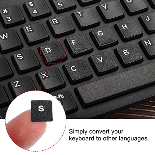 PATIKIL German Keyboard Layout Stickers - Image 4