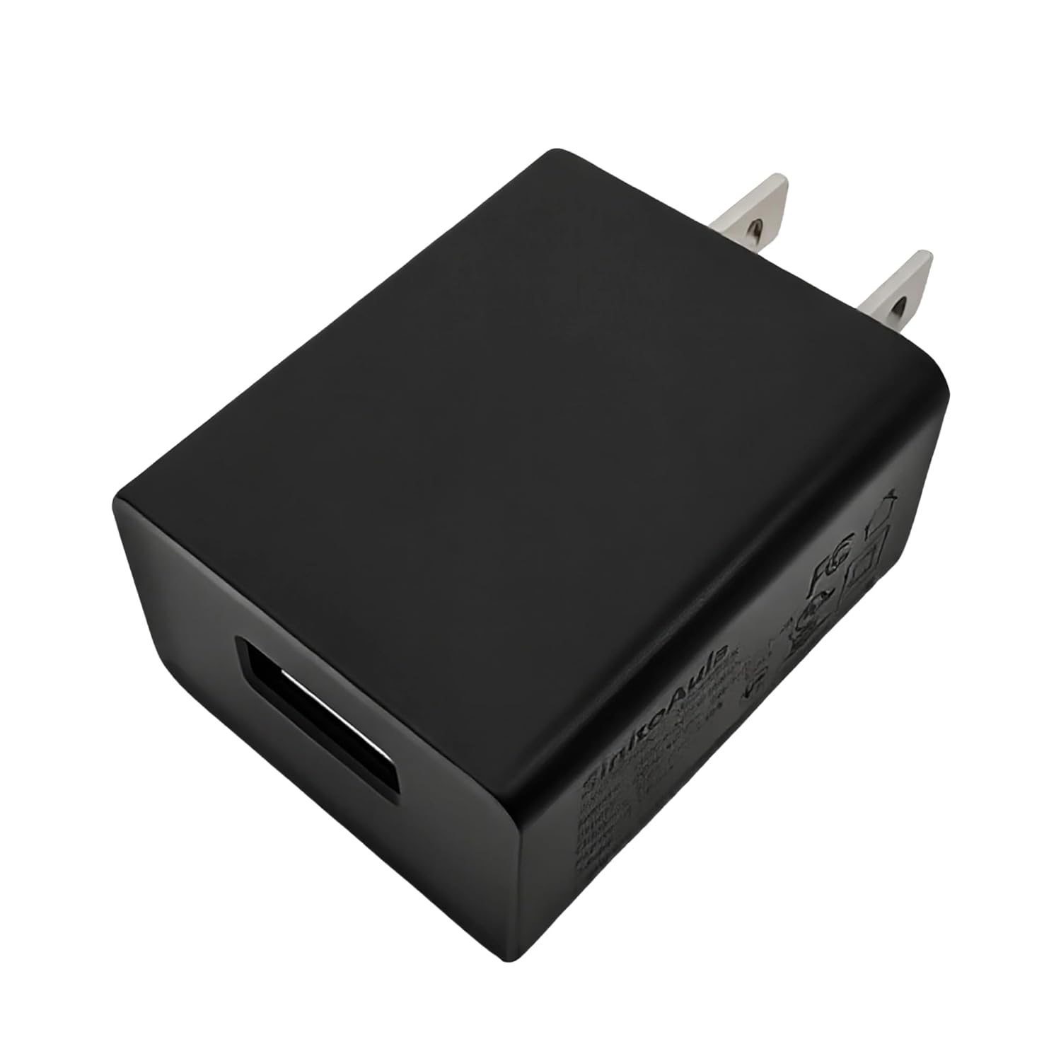 5V1A Power Adapter Plug for Wall Outlet UL Certified Black 1pcs 5W USB Charger Block for Cell Phones
