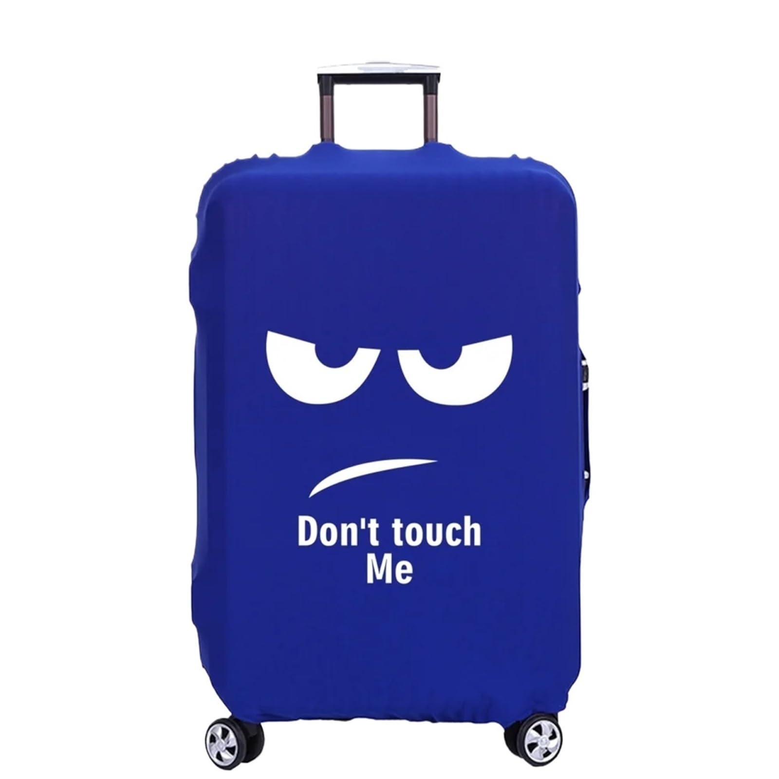 2 pezzi di copertura for bagaglio da viaggio for valigia accessori antipolvere resistente ai graffi coperture elastiche modello immagine bianca(Blue,L)