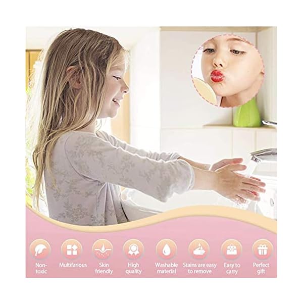 Expressions 7pc Fruity Flavored Lip Gloss Set - Lip Gloss in Assorted Fruity Flavors, Non Toxic Makeup for Kids & Teens