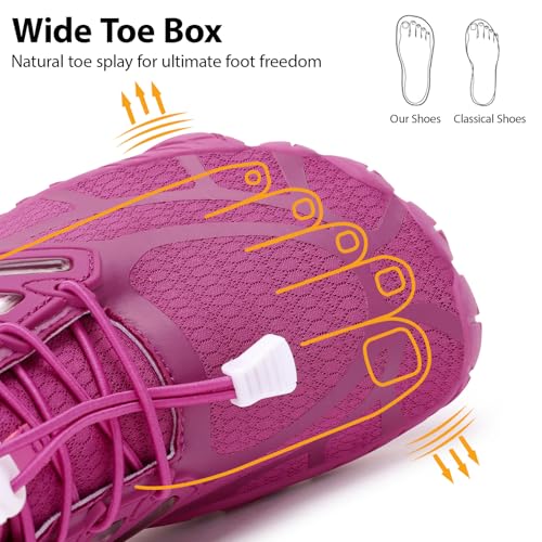 Hike Barefoot Shoes Women Wide Toe Box Zero Drop Minimalist Shoes for Workout Cross-Trainer Walking Hiking Water Grounded Footwear3
