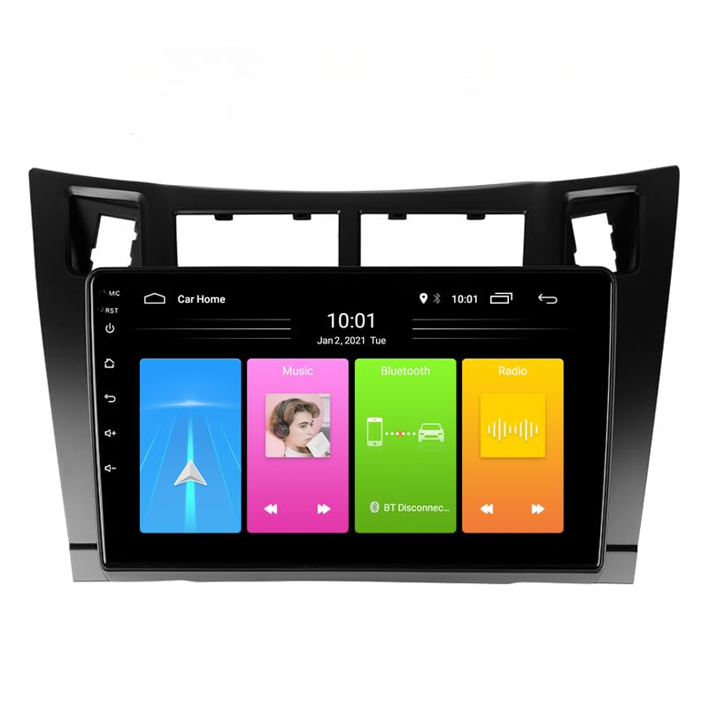 Radio Android Toyota Yaris 2007-2011 que sustituye el cassette viejo por CarPlay y GPS