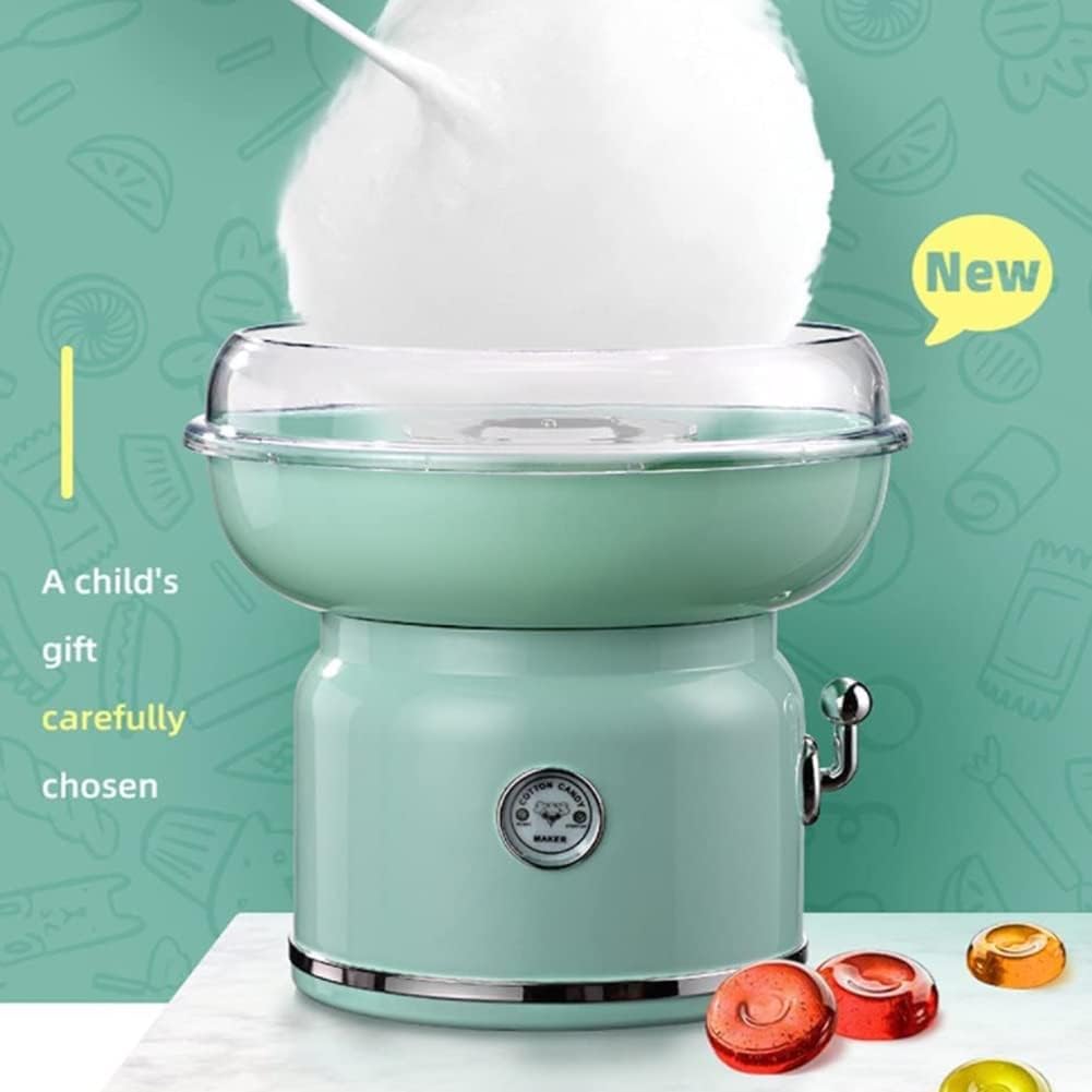 Kids Marshmallow Machine DIY Small Home Fancy Marshmallow Machine with Retro Rocker Dash Board Accessories for Birthday Parties Home Girl Boy Gift-Pink (Color : A) (B)