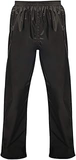 Regatta mens Professional Pro Packaway Waterproof & Breathable Windproof Overtrousers Trousers