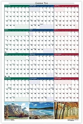 House Of Doolittle Classic - Wipe Off Calendar - Wall Mount - 2025 - Year To View - - Landscape - View #6