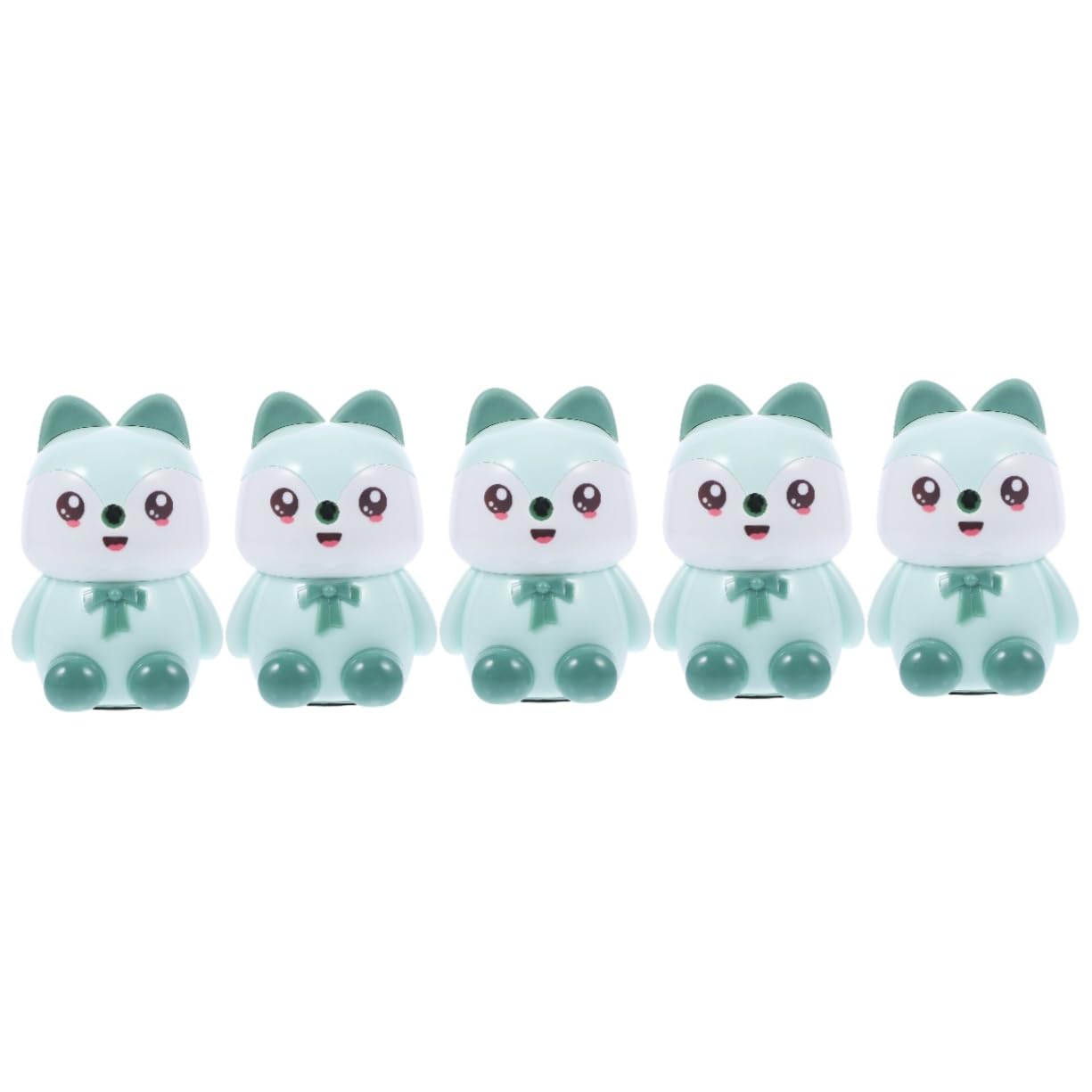 ARTIBETTER 5 Stück Bleistiftspitzer Kleine Manuelle Bleistift Mini Cartoon Handspitzer Für Studenten Kleines Bleistift Spitzwerkzeug Handspitzer Grüner