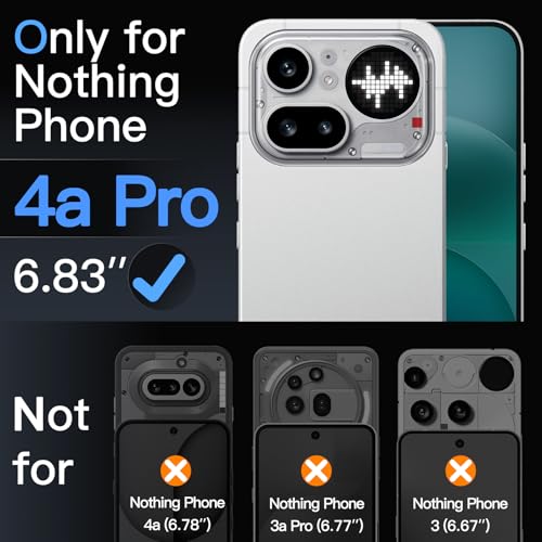 Image of JETech Tempered Glass Screen Protector Guard for Nothing Phone 4a Pro with Easy Installation Tool, Fingerprint ID Compatible, HD Clear, 3-Pack