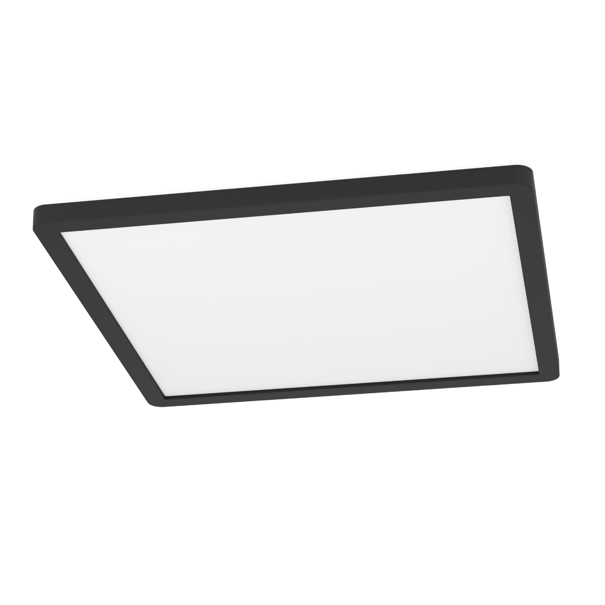 Plafonnier LED extérieur anti-humidité luminaire plastique noir IP54