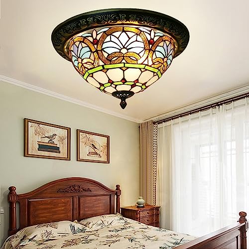 Luminaire de plafond traditionnel baroque vintage pour chambre et grand plafonnier