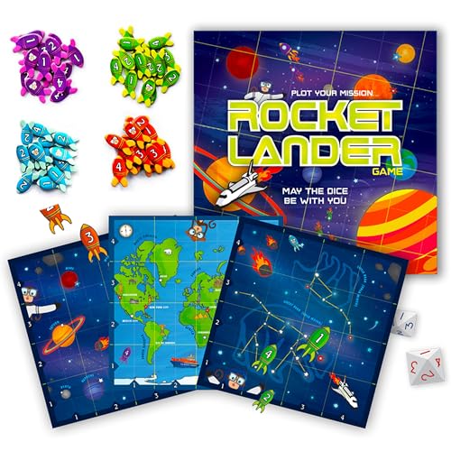 Griddly Kids RocketLander juego de mesa estratégico