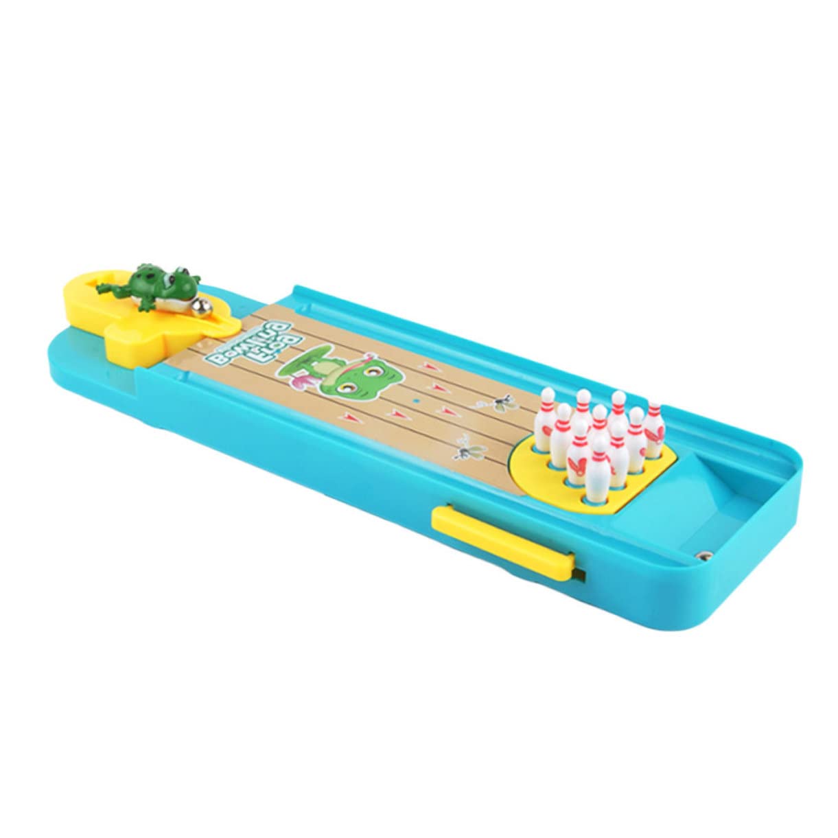 TOYANDONA 2piezas Mini Bowling De De Escritorio para Niño Juguete Educativo y Desarrollo De Habilidades