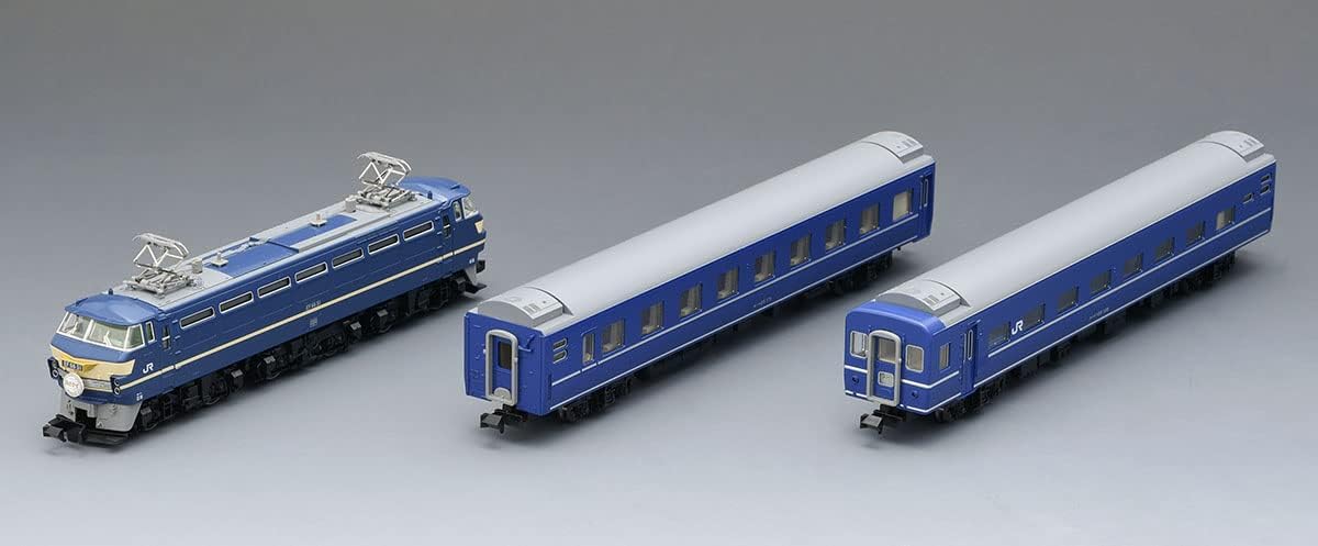 TOMIX 98388 N Gauge JR EF66 Blue Train Set, Railway Model, Electric Locomotive