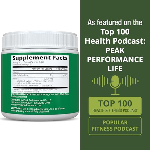 Peak Performance All 9 Essential Amino Acids Powder