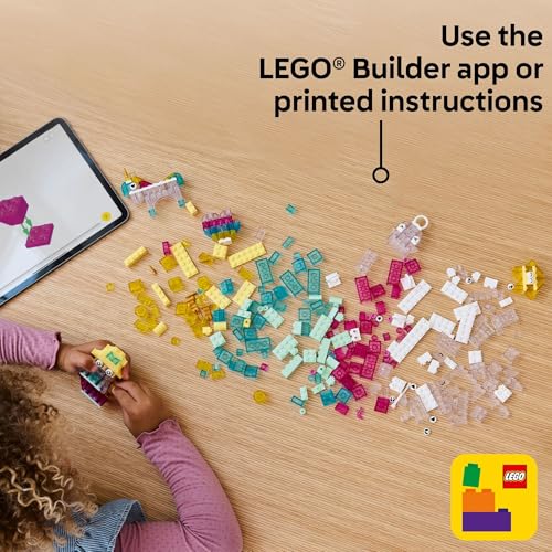 LEGO Classic Magical Transparent Box - Preschool Learning Toy for Boys and Girls, Ages 5+ - Birthday Gift for Kids - Beginner Construction Set - Colorful Building Bricks Toy - 11040 - Image 6