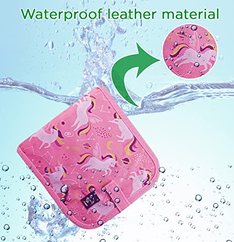 Ccinnoe Erasable Doodle Book For Kids-Toddlers Activity Toys Reusable Drawing Pads With 12 Watercolor Pens, Preschool Travel Art Toy, Road Trip Car Game Writing Painting Set… (Unicorn.pink) #TOP1