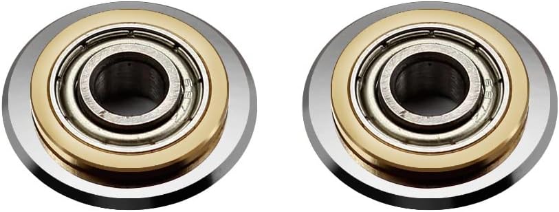 Tile Cutting Wheels 2pcs 22×6×6mm Tungsten Carbide Ceramic Tile Cutter Tools Replacement Scoring Wheel with Ball Bearings for Manual Tile Cutting Machine,with Bolt and Lock Nut