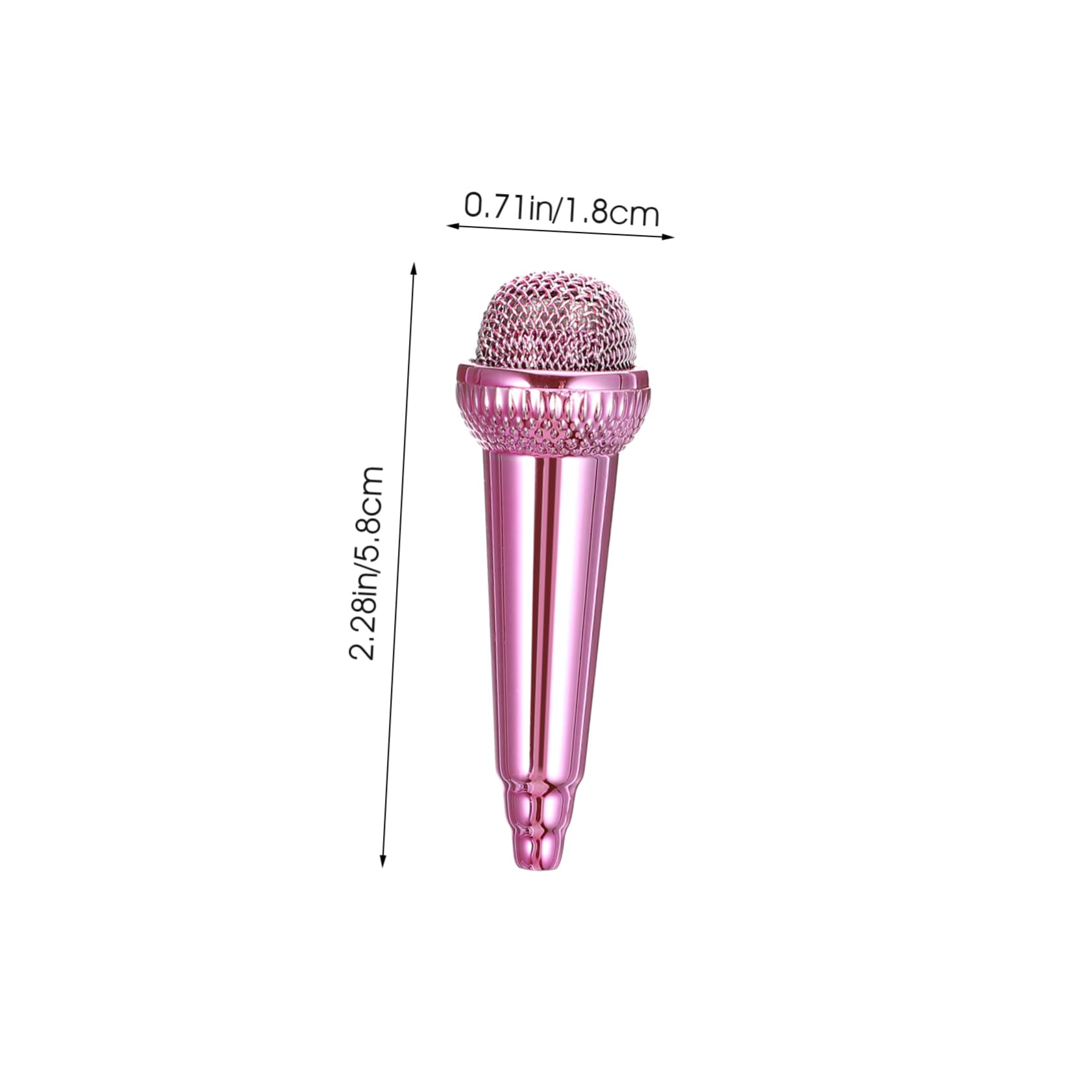 FUNOMOCYA Vocal Microphone Mini Phone Microphone Portable Recording Mic Sturdy Plastic Tiny for Easy Carrying for Singing