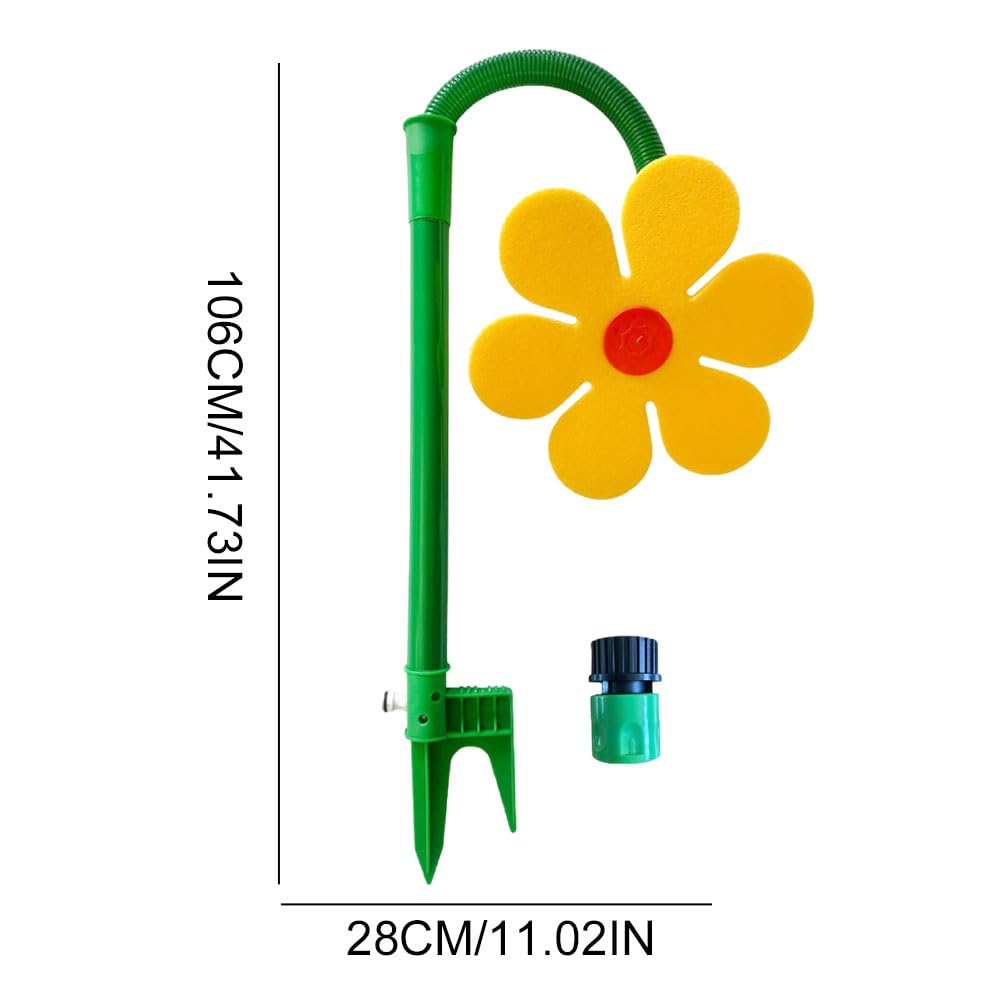 5PCS Sprinkler Blume Garten, 6 m Reichweite, 360° Rasensprinkler Tanzende Blume, Spritzblume, Bewässerung Sprenger beweglich, Rasensprenger, Gartensprenger, for Garten, Terrasse, Rasenfläche